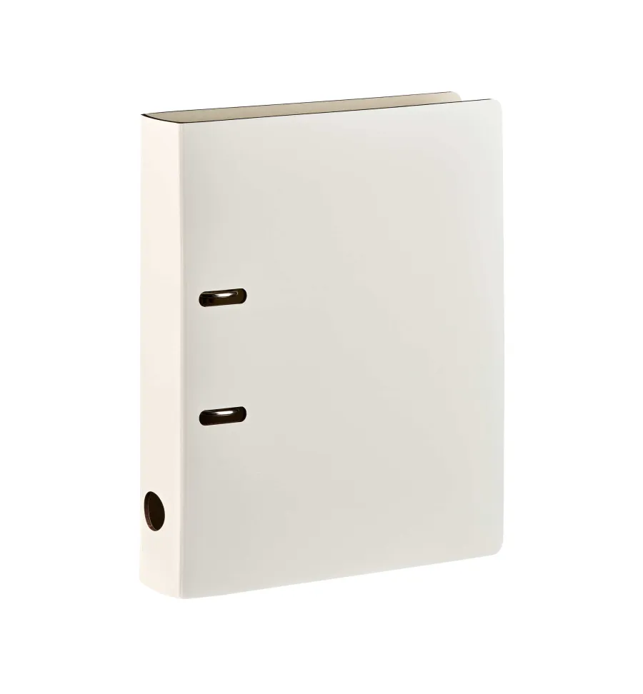 obrazek 1 Niepowtarzalny biały segregator na dokumenty 32х29x5 cm wykonany ze skóry