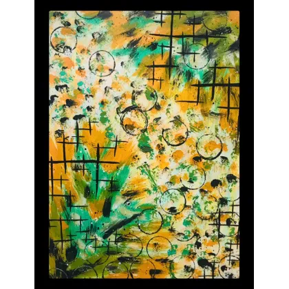 Zdjęcie Corn field, mixed media na papierze