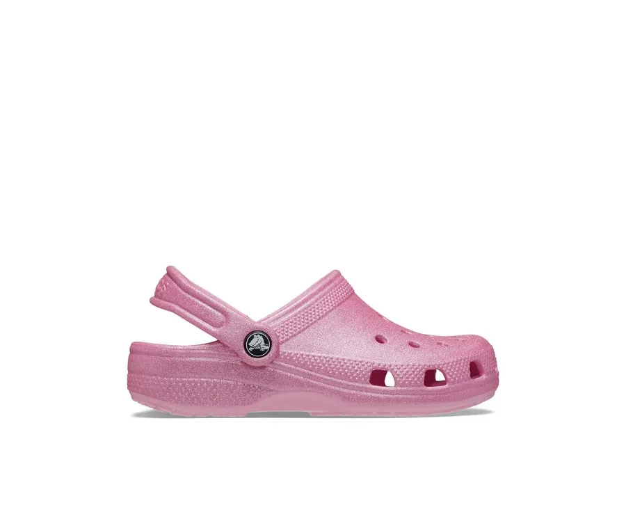 obrazek 1 Crocs Klapki Classic Glitter Kids Clog T 206992 Różowy