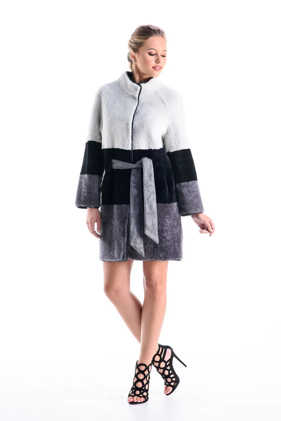 picture 5 Elegant and feminine mouton fur coat - A&A Vesa