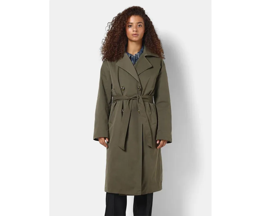 obrazek 1 Noisy May Trencz Manya 27028990 Zielony Regular Fit