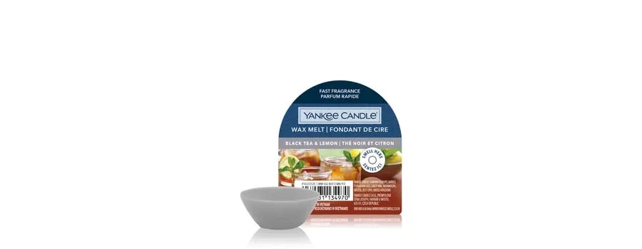 obrazek 1 Yankee Candle Black Tea & Lemon Wax Melt Single Świeca zapachowa 22 g