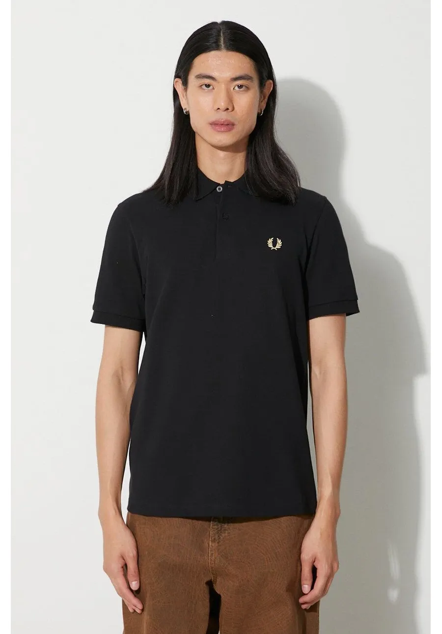 obrazek 1 Fred Perry polo bawełniane kolor czarny z aplikacją M3.157