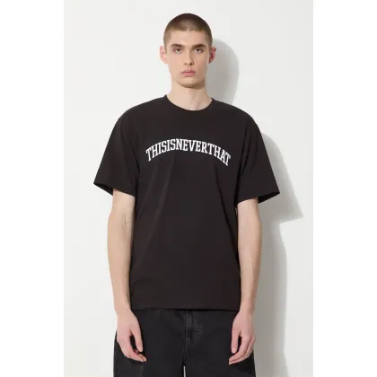 Zdjęcie thisisneverthat t-shirt Arch-Logo Tee męski kolor czarny z nadrukiem TN240TTSST04