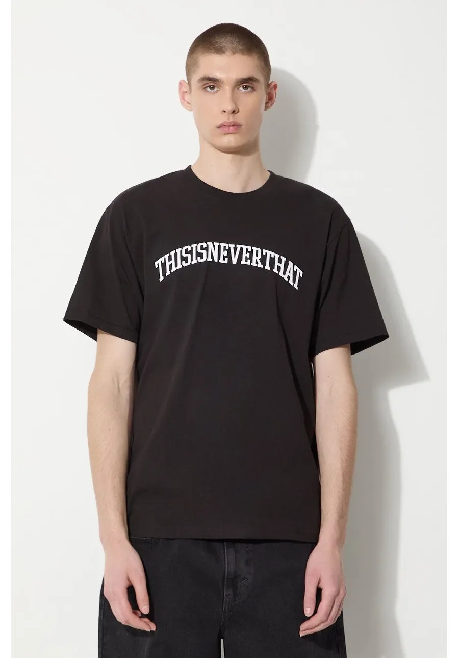 obrazek 1 thisisneverthat t-shirt Arch-Logo Tee męski kolor czarny z nadrukiem TN240TTSST04