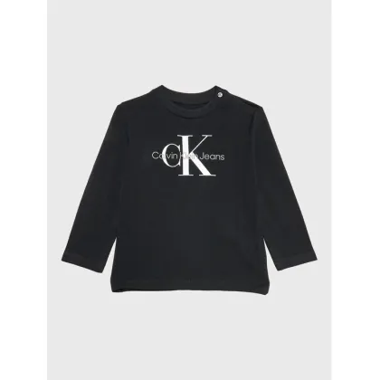 Zdjęcie Calvin Klein Jeans Bluzka Monogram IN0IN00005 Czarny Regular Fit