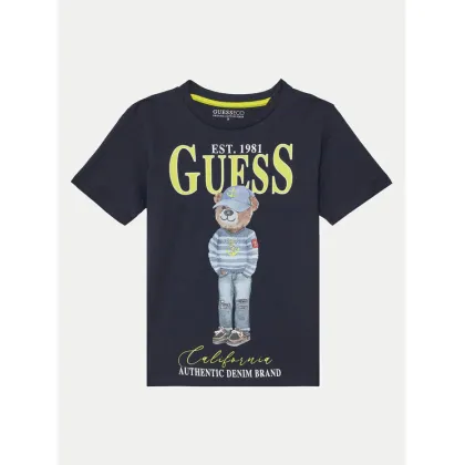 Zdjęcie Guess T-Shirt L5RI17 K8HM4 Granatowy Regular Fit