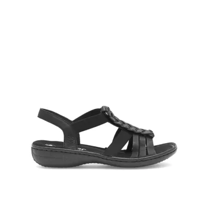 Zdjęcie Rieker Sandały 60809-00 Czarny