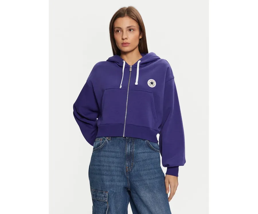 obrazek 1 Converse Bluza Retro 10026150-A08 Niebieski Loose Fit