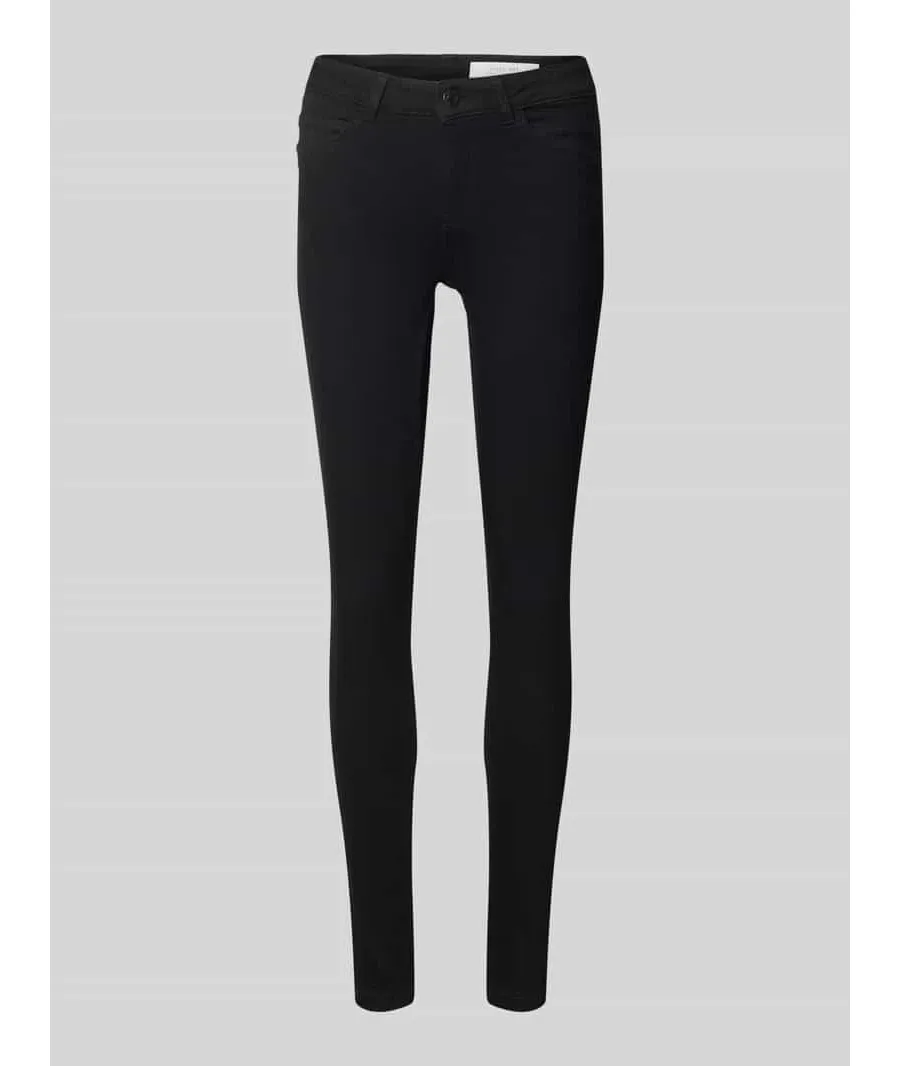 obrazek 1 Jeansy o kroju skinny fit z 5 kieszeniami model ‘BILLIE’
