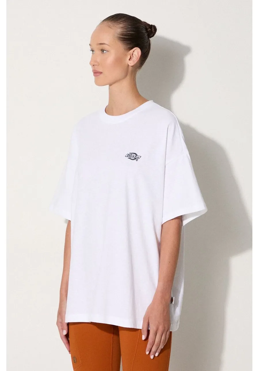 obrazek 1 Dickies t-shirt bawełniany kolor biały DK0A4Y1BWHX1-WHITE