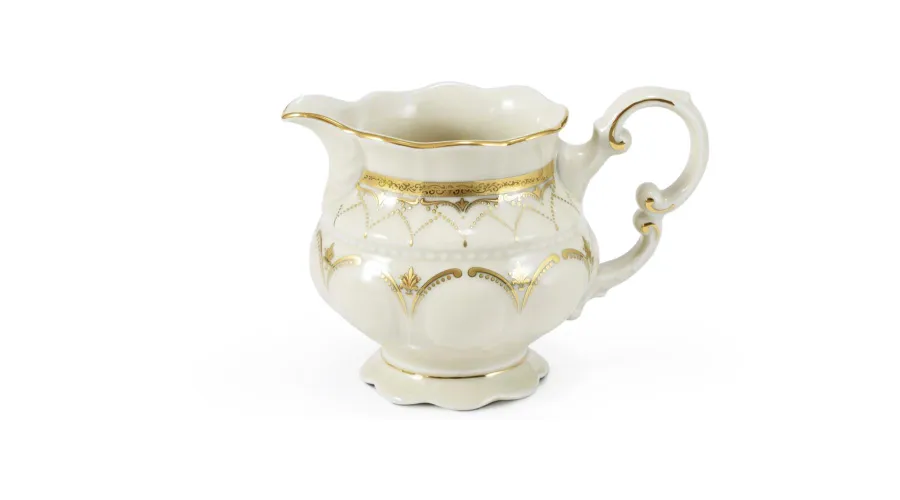 obrazek 4 Stylowy 15-elementowy zestaw do herbaty z porcelany z kolekcji Ivory wedding sonata – Leander