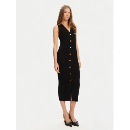 Zdjęcie MICHAEL Michael Kors Sukienka dzianinowa MT5832533D Czarny Slim Fit