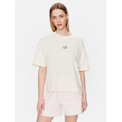 Zdjęcie New Balance T-Shirt WT31511 Beżowy Oversize