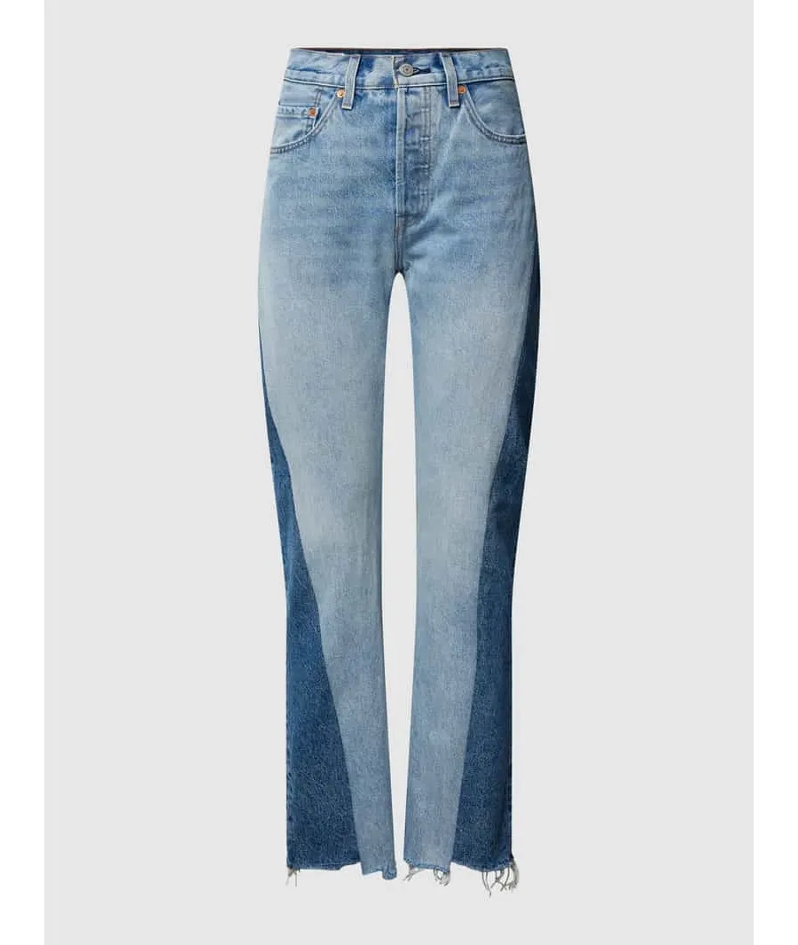 obrazek 1 Jeansy w stylu Colour Blocking model ‘501 JEANS SPLICED’