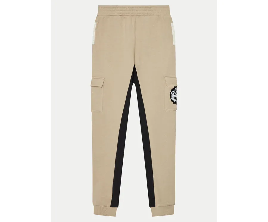 obrazek 1 Guess Spodnie dresowe L4YQ12 KA6R4 Beżowy Regular Fit