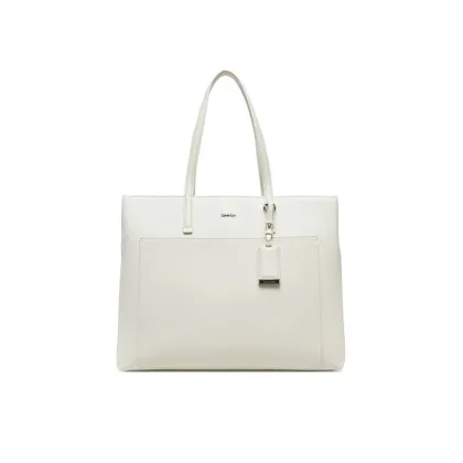 Zdjęcie Calvin Klein Torebka Ck Must Medium Shopper W/Pocket K60K613019 Écru