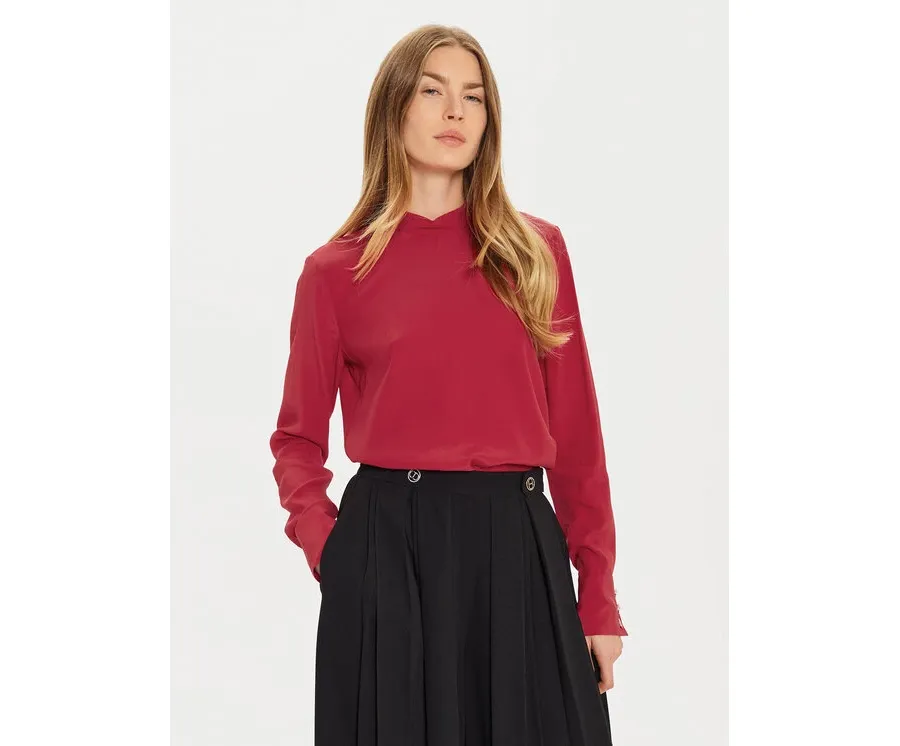 obrazek 1 TWINSET Bluzka 242TT2341 Czerwony Regular Fit