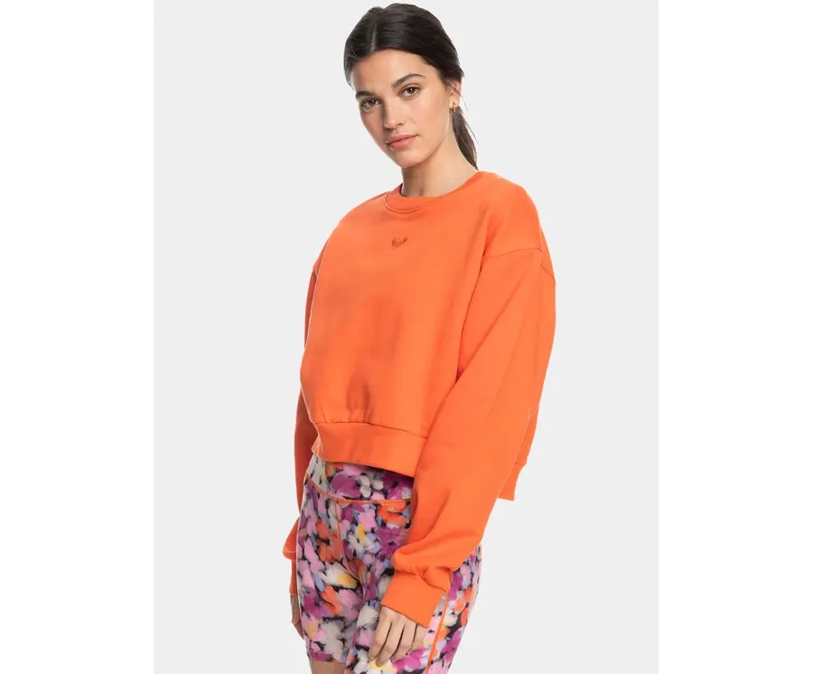 obrazek 1 Roxy Bluza Ess Nrj Cn Otlr ERJFT04670 Pomarańczowy Regular Fit