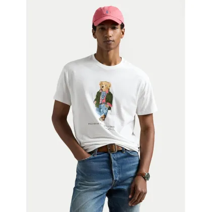 Zdjęcie Polo Ralph Lauren T-Shirt 710854497041 Biały Regular Fit