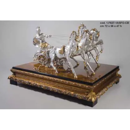 Zdjęcie Idealna rzeźba do wystroju pomieszczeń w postaci kwadrygi rzymskiej - ArtBe