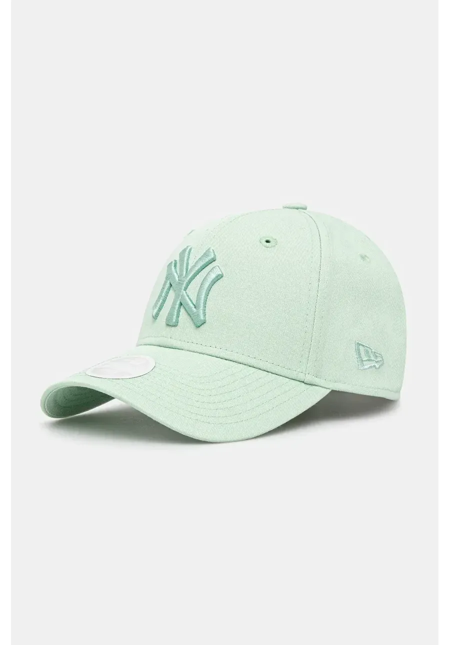 obrazek 1 New Era czapka z daszkiem bawełniana kolor zielony gładka 60595169