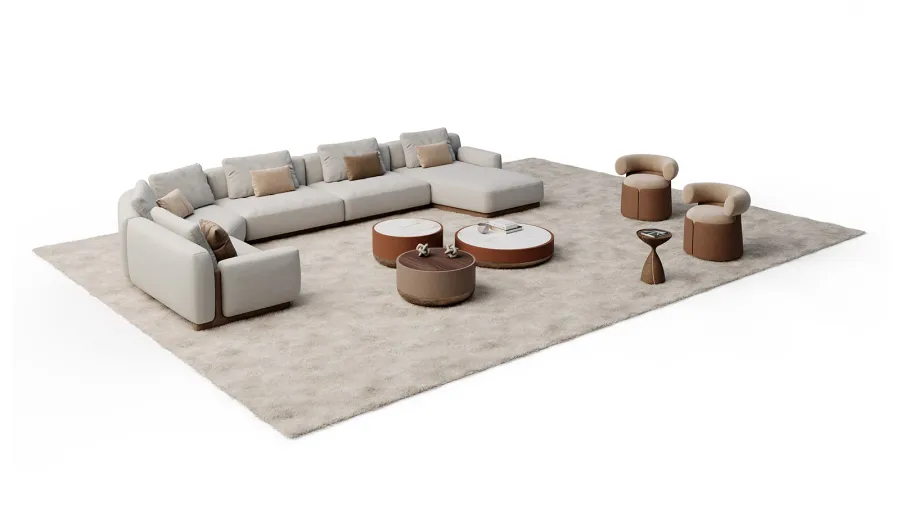 obrazek 3 Nowoczesna włoska sofa do salonu