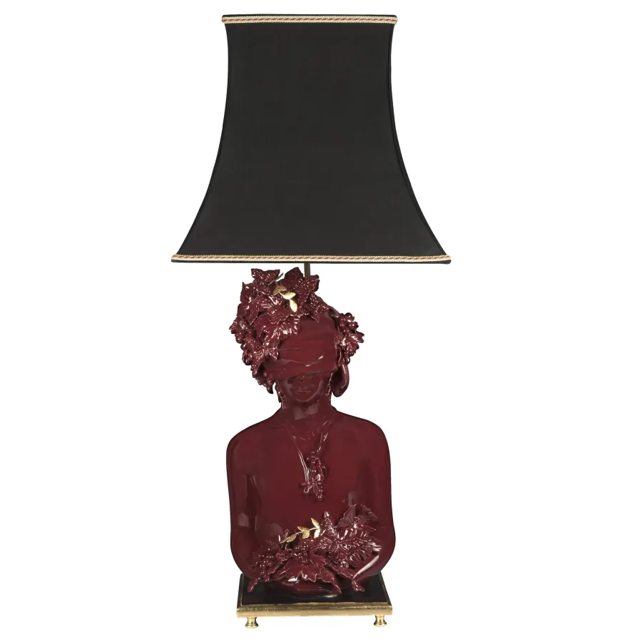 obrazek 1 Ceramiczna lampa na biurko z postacią z morskimi zdobieniami