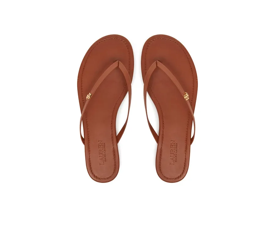 obrazek 1 LAUREN RALPH LAUREN Japonki Raquel 802953931006 Brązowy