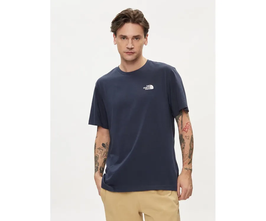 obrazek 1 The North Face T-Shirt Simple Dome NF0A87NG Granatowy Regular Fit