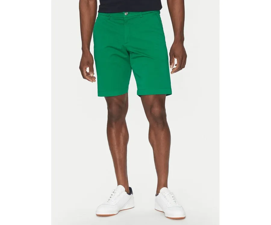obrazek 1 Hechter Paris Szorty materiałowe 26664 151365 Zielony Regular Fit