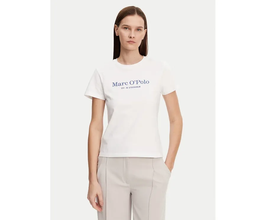 obrazek 1 Marc O'Polo T-Shirt 502 2293 51055 Biały Regular Fit