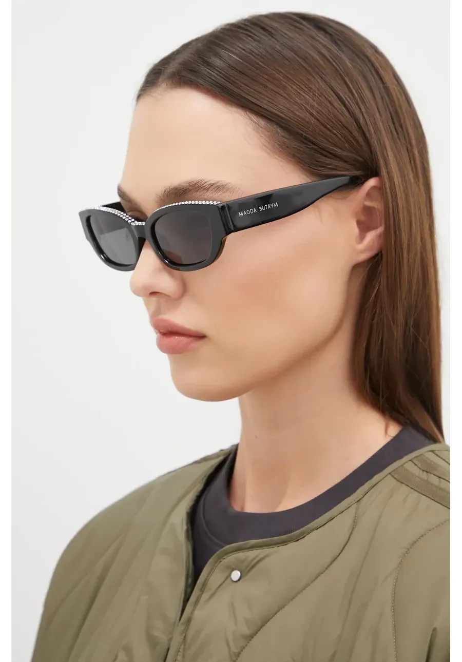 obrazek 1 MAGDA BUTRYM okulary przeciwsłoneczne x Linda Farrow kolor czarny MAGDA4C7SUN