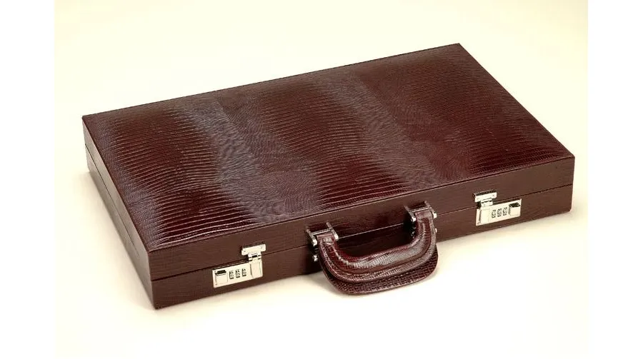 obrazek 4 Wyjątkowy komplet do gry w backgammon w brązowym kolorze