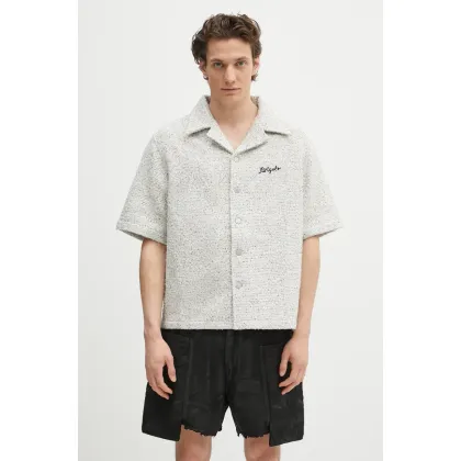 Zdjęcie Axel Arigato koszula Gil Boucle Shirt męska kolor biały relaxed z kołnierzykiem klasycznym A2916001