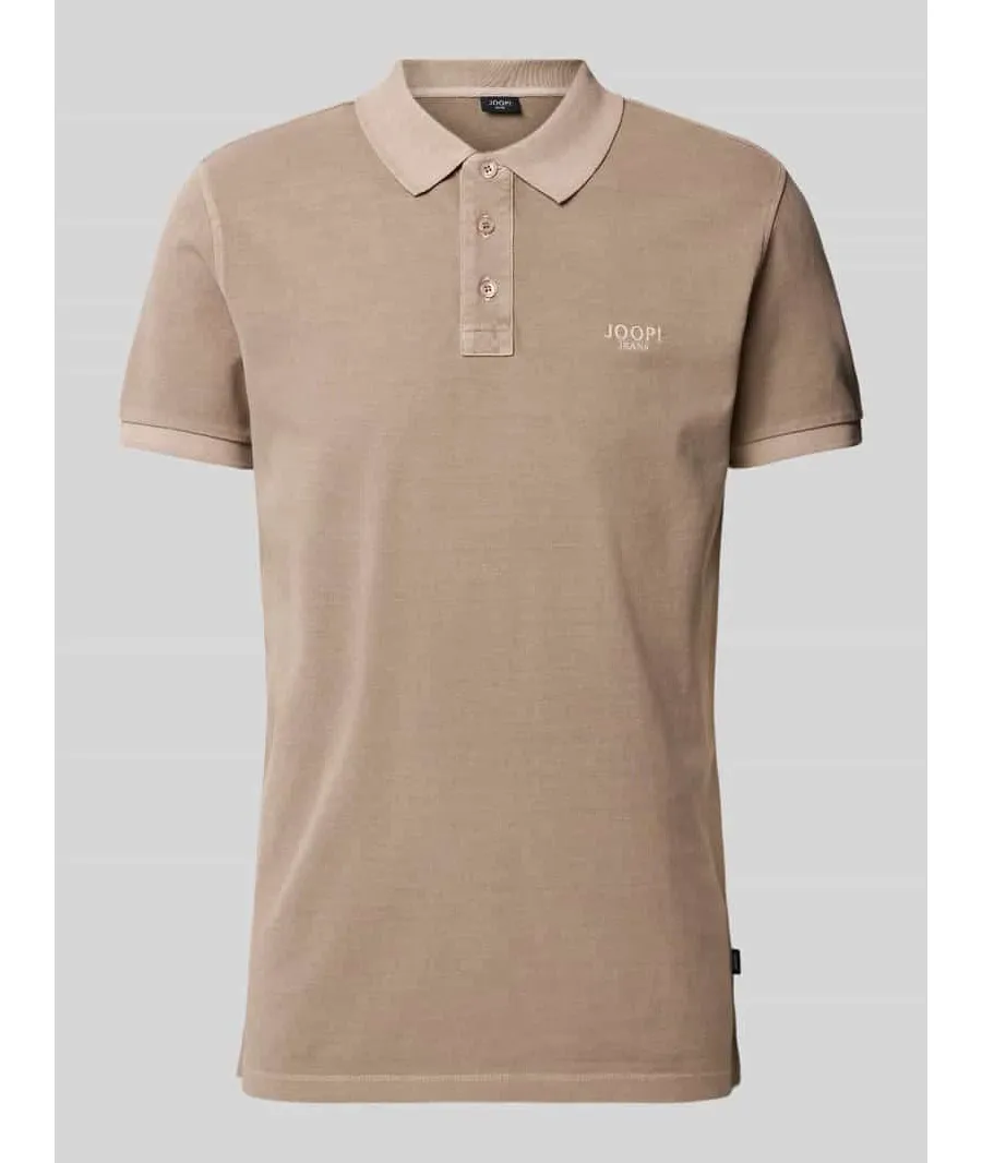 obrazek 1 Koszulka polo o kroju regular fit w jednolitym kolorze model ‘Ambrosio’