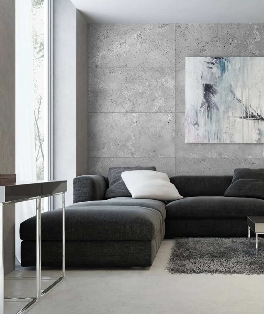 obrazek 1 30x60 cm DS - (jasny popiel, srebrne kruszywo) - płyta beton architektoniczny ultralekka