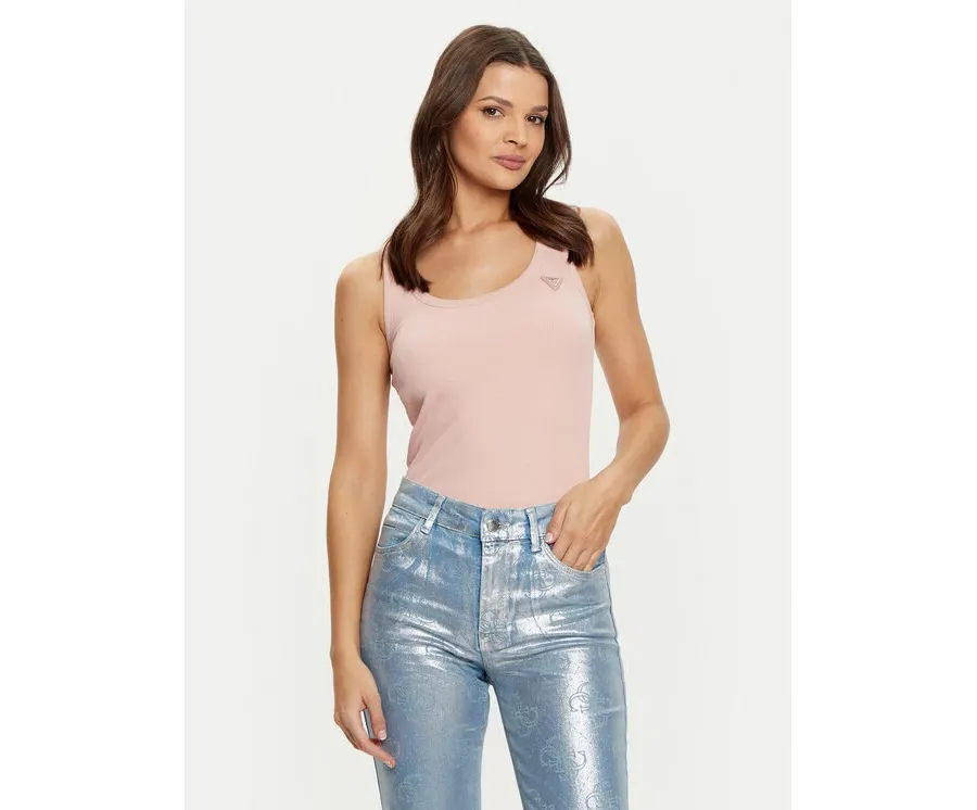 obrazek 1 Guess Top V4YP06 K8RT2 Różowy Regular Fit