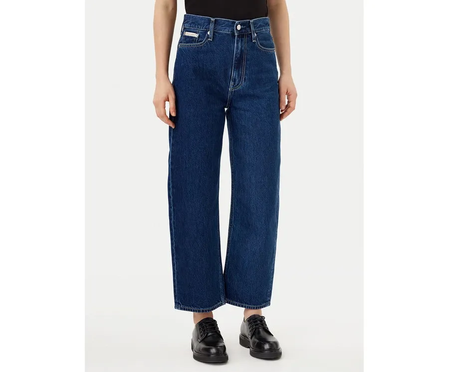 obrazek 1 Calvin Klein Jeans Jeansy Barrel J20J225004 Granatowy Loose Fit