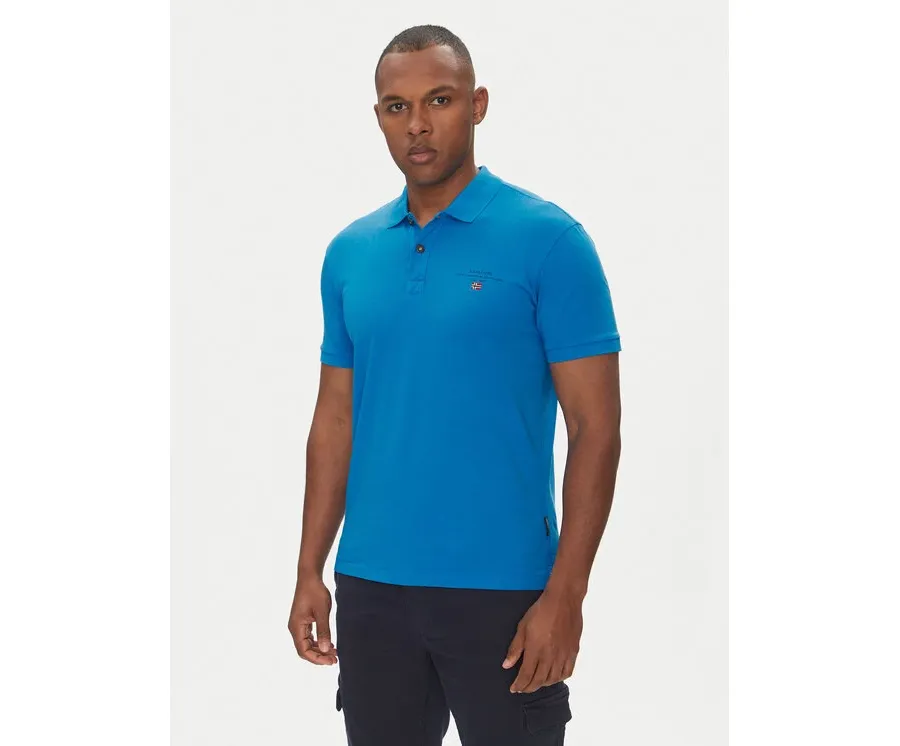 obrazek 1 Napapijri Polo Elbas NP0A4GB4 Niebieski Regular Fit