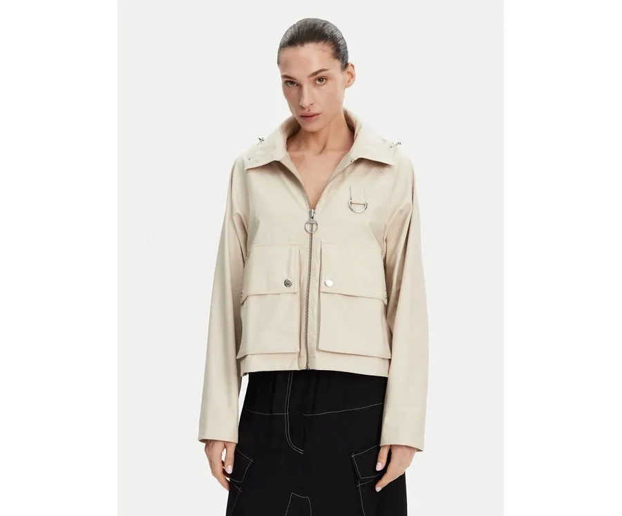 obrazek 1 Barbour Kurtka przejściowa June Showerproof LSP0222CR11 Beżowy Regular Fit