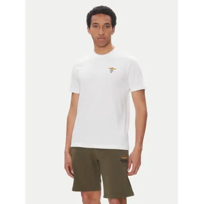 Zdjęcie Aeronautica Militare T-Shirt 251TS1580J372 Biały Regular Fit
