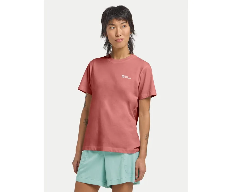 obrazek 1 Jack Wolfskin T-Shirt Essential 1808352 Różowy Regular Fit