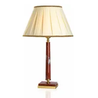 Zdjęcie Wspaniała lampa z czerwonego marmuru marki Lumis