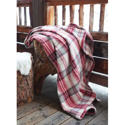 Zdjęcie Oryginalny koc Avoriaz od francuskiego producenta