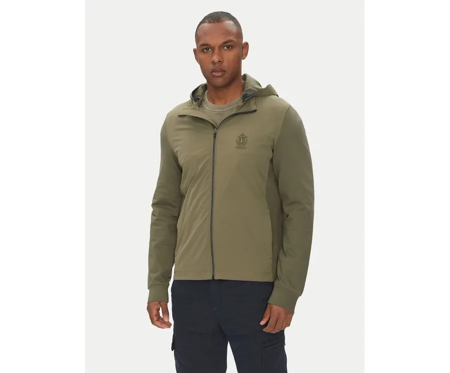 obrazek 1 Aeronautica Militare Kurtka softshell 251AF499F559 Khaki Regular Fit