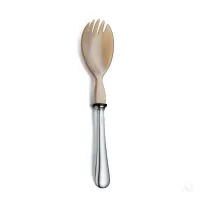 Picture Stylish silver salad serving fork - Zaramella Argenti