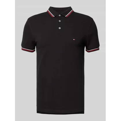 Zdjęcie Tommy Hilfiger Polo Essential MW0MW35585 Czarny Regular Fit