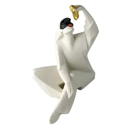 Zdjęcie Włoski Pulcinella wykonany z porcelany