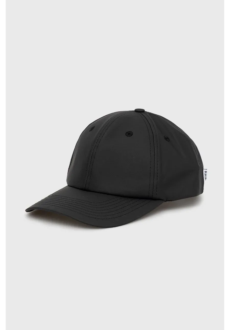 obrazek 1 Rains czapka z daszkiem 13600 Cap kolor czarny gładka 13600.01-01.Black